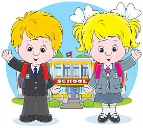 学童在上学前图片