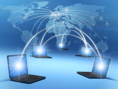 計(jì)算機(jī)全局連接圖片