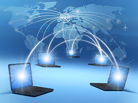 计算机全局连接图片