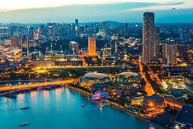 新加坡美丽夜景