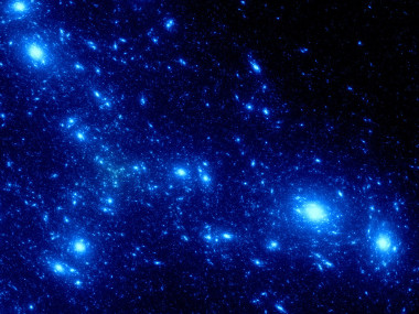 宇宙中的明星城市圖片