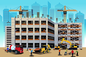 建筑施工现场