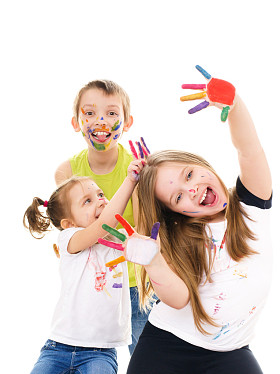 孩子们的肖像图片