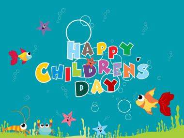 兒童一天的背景圖片