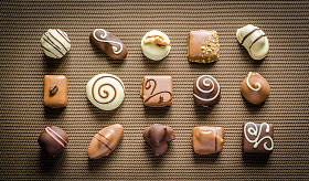豪华巧克力糖果照片