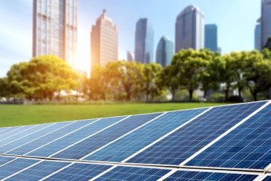 太陽能電池板的城