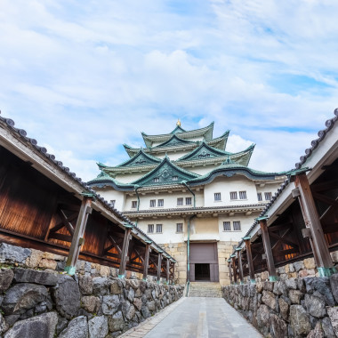 在日本的名古屋城堡照片