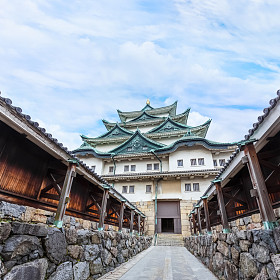 在日本的名古屋城堡照片