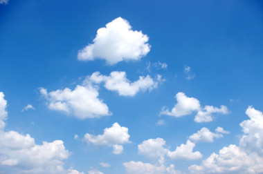 蓝蓝的天空照片