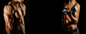 健美。男人和女人