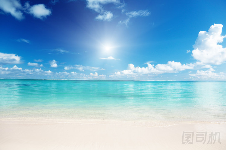 沙子和加勒比海