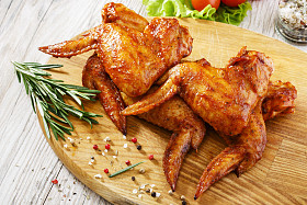 炸鸡翅膀图片