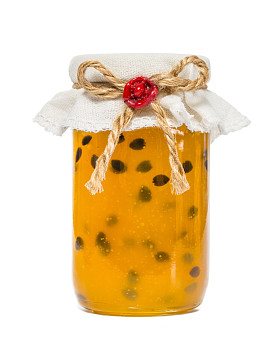 芒果西番莲果酱图片