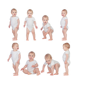 序列的学走路的小宝贝图片