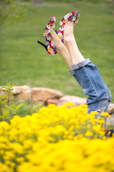 快乐自由的女人