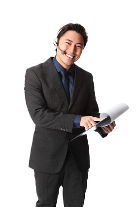 有吸引力的商人