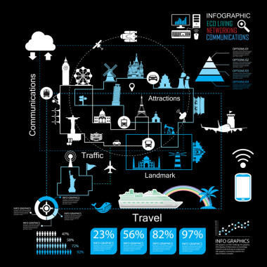 在世界旅行，圖標(biāo)矢量圖片