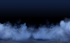 演播室背景与排放黑烟的效果图片