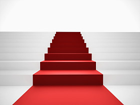 台阶与红地毯