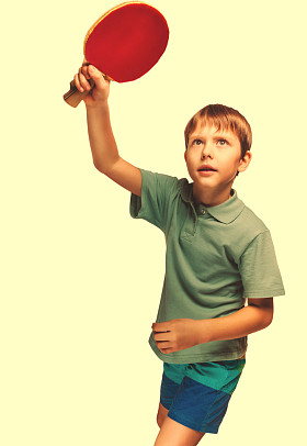 乒乓球坪乒乓运动少年男孩男人玩