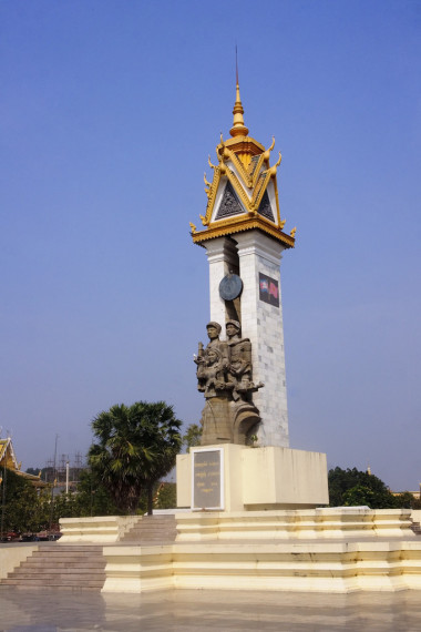 在金边的柬埔寨越南友谊阿库市场