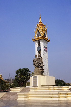 在金边的柬埔寨越南友谊阿库市场