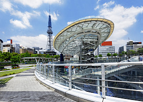 城市天际线与名古屋塔.图片