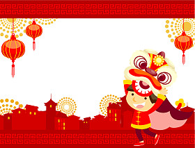 中国新年贺卡