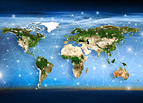 全球业务的最佳互联网概念
