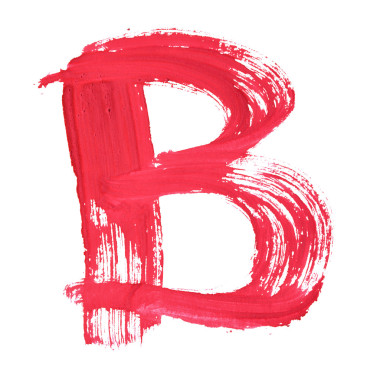 紅色的手寫的字母圖片