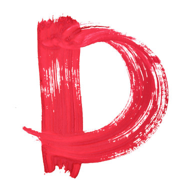 紅色的手寫(xiě)的字母照片