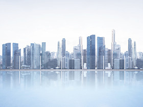 现代城市景