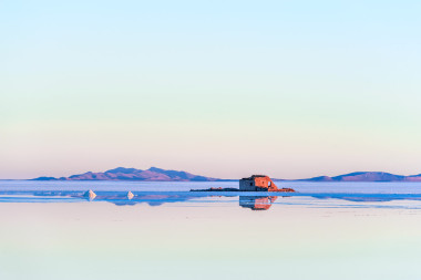 咸水湖-salar de 在玻利維亞的烏尤