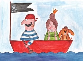 海盗和公主照片