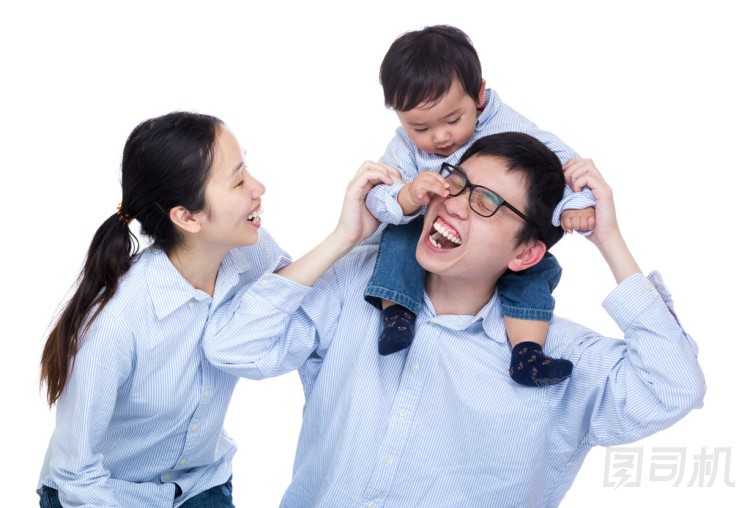 亞洲家庭幸福照片