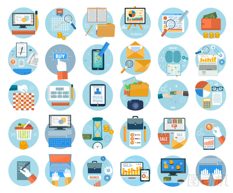 商業(yè)、 辦公及營銷項目圖標(biāo)