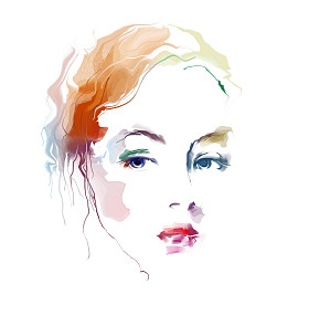 美丽女人的画像