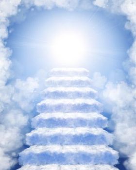 天堂的阶梯照片