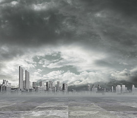 污染严重的城市图片