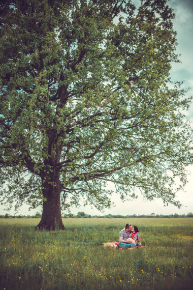 怀孕的妻子的男人
