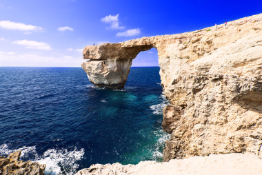 蔚藍(lán)的窗口，在戈佐島圖片