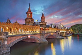 oberbaum 桥柏林