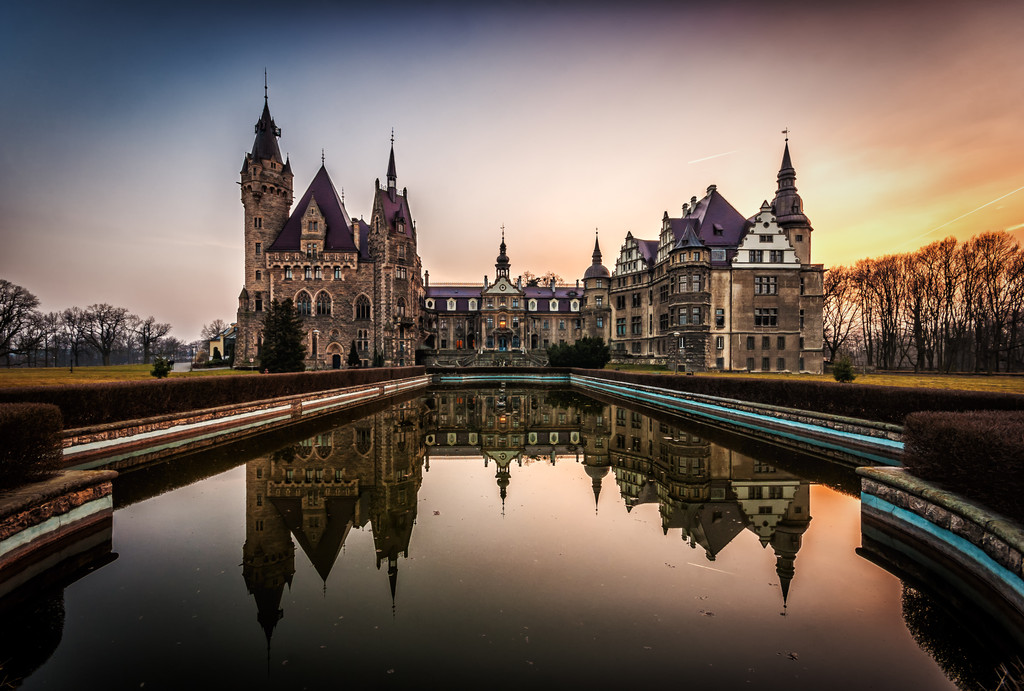 在 moszna 中的城堡图片 在 moszna 中的城堡图片