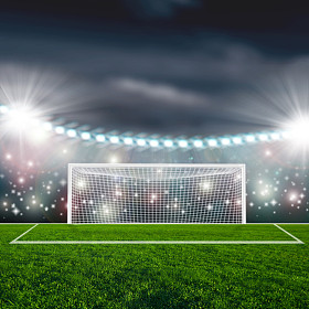 绿色体育馆足球球