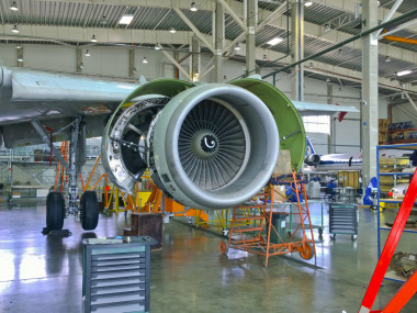 飞机发动机照片