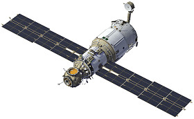 国际空间站。模块的“明星”。照片