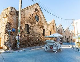 传统威尼斯登上马车马图片