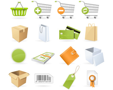 购物和零售图标图片
