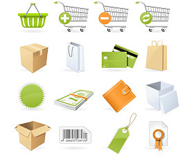 购物和零售图标图片