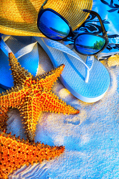 藝術(shù)夏季假期海海灘背景圖片